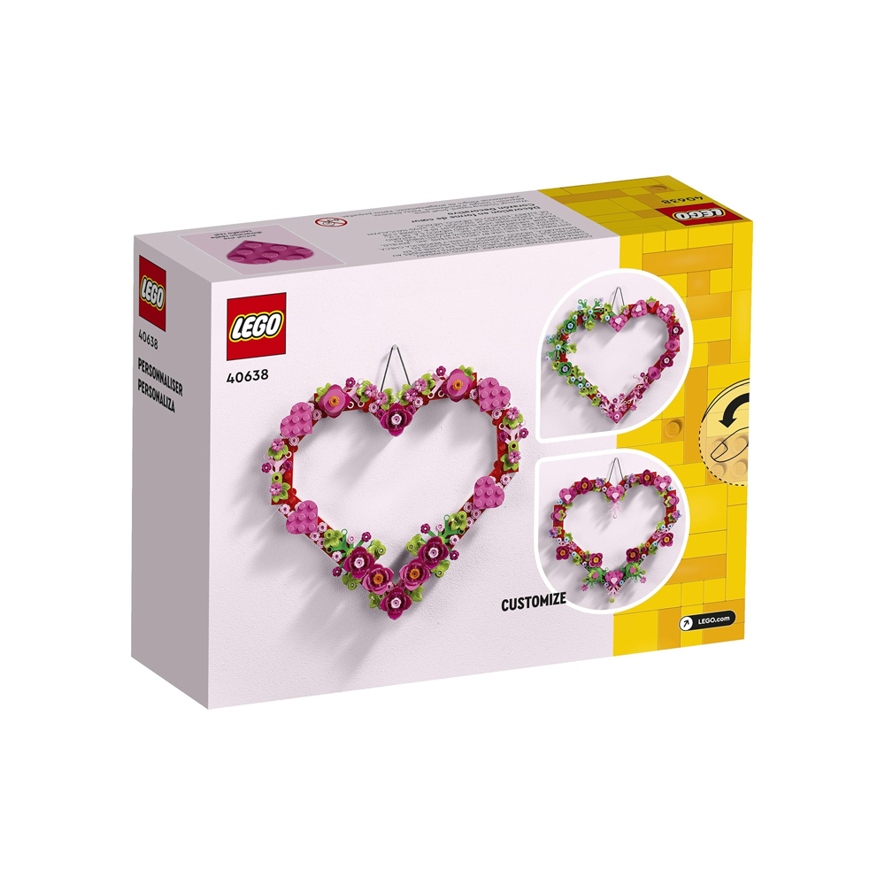 LEGO Heart Ornament Building Toy Set 40638 - Imagen 7