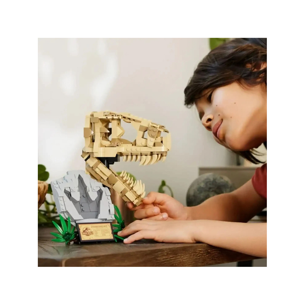 LEGO Jurassic World Dinosaur Fossils T Rex Skull 76964 - Imagen 4