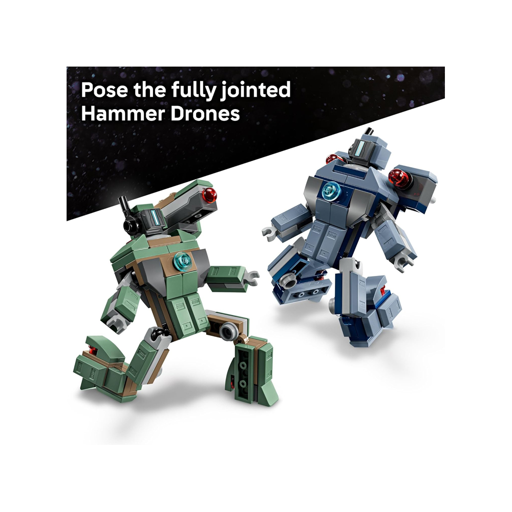 LEGO Marvel Iron Man War Machine vs Hammer Drones 76320 - Imagen 4