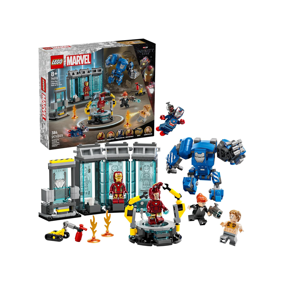 LEGO Marvel Iron Mans Laboratory Hall of Armor 76315
