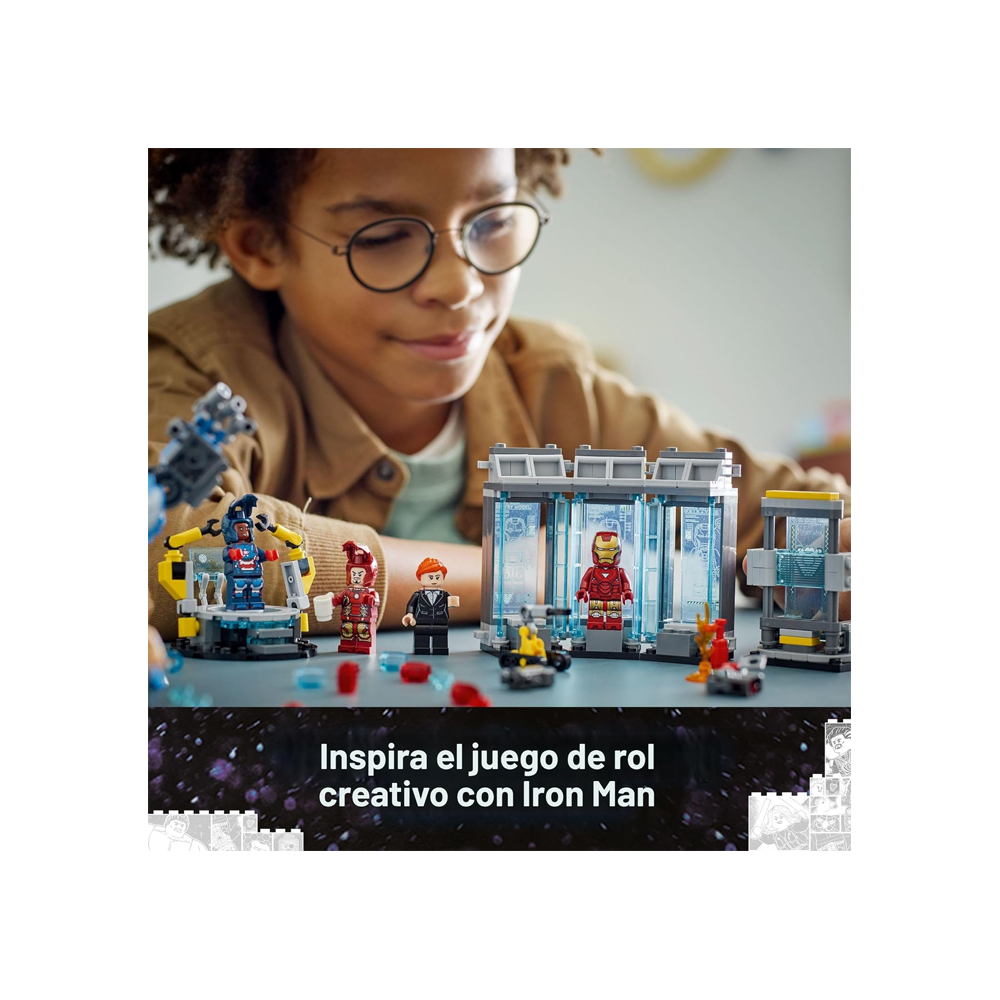 LEGO Marvel Iron Mans Laboratory Hall of Armor 76315 - Imagen 6