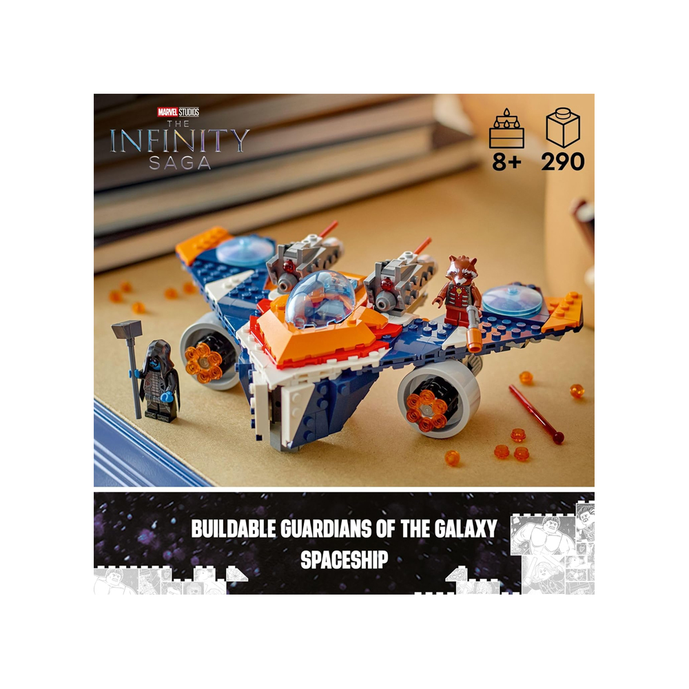 LEGO Marvel Rockets Warbird vs Ronan 76278 - Imagen 7