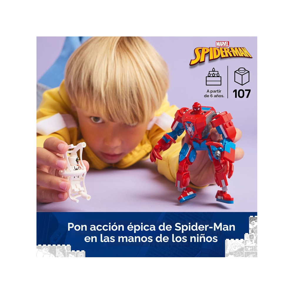 LEGO Marvel Spider Man Mech vs Anti Venom 76308 - Imagen 3