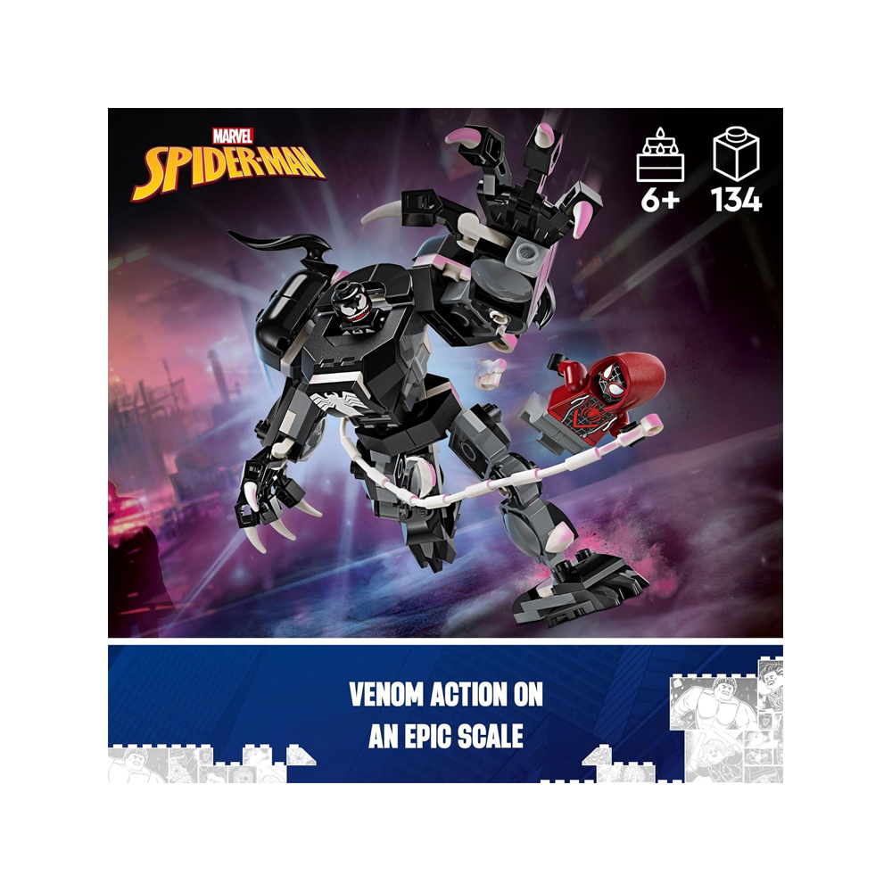 LEGO Marvel Venom Mech Armor vs Miles Morales 76276 - Imagen 7