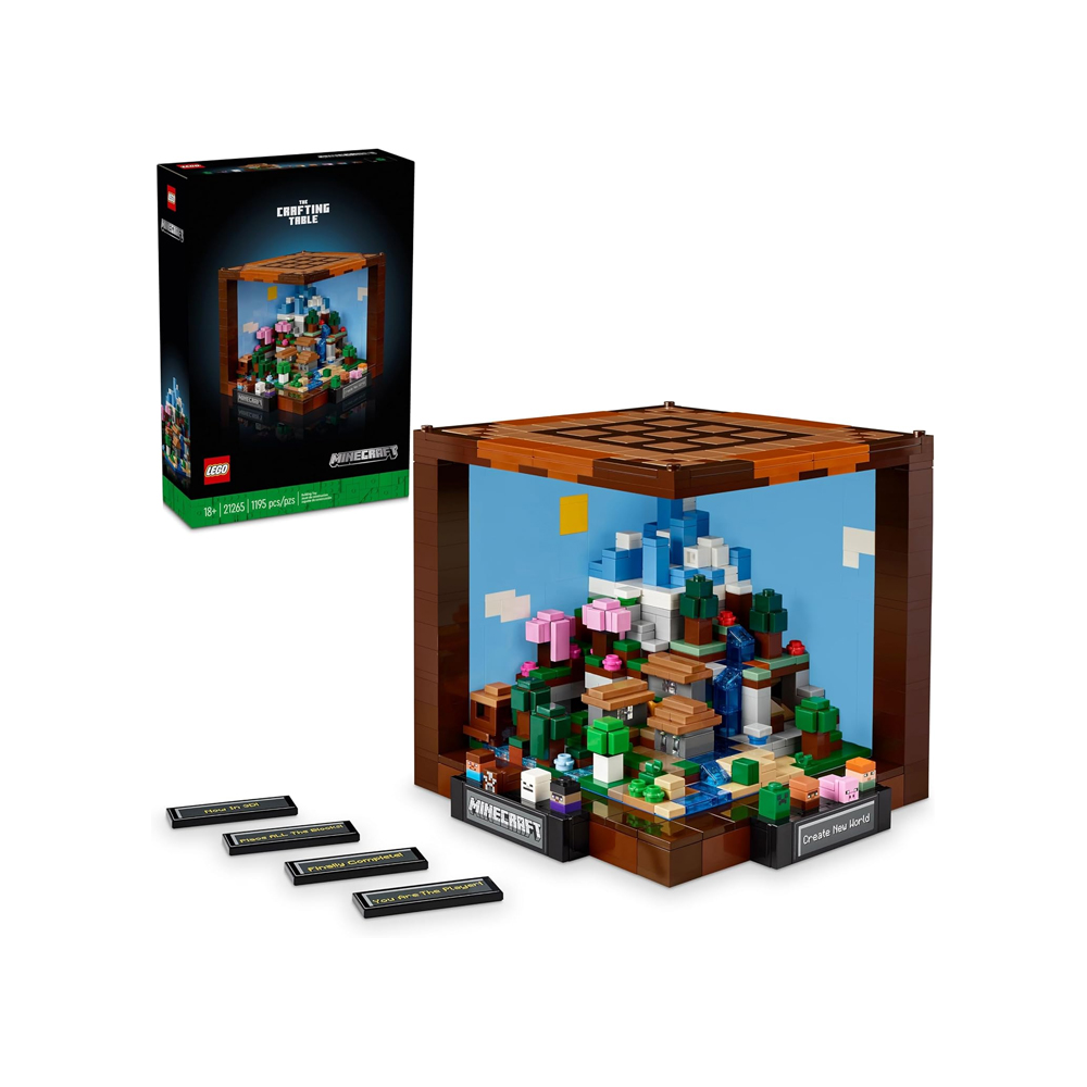 LEGO Minecraft Crafting Table Collectible Video Game 21265