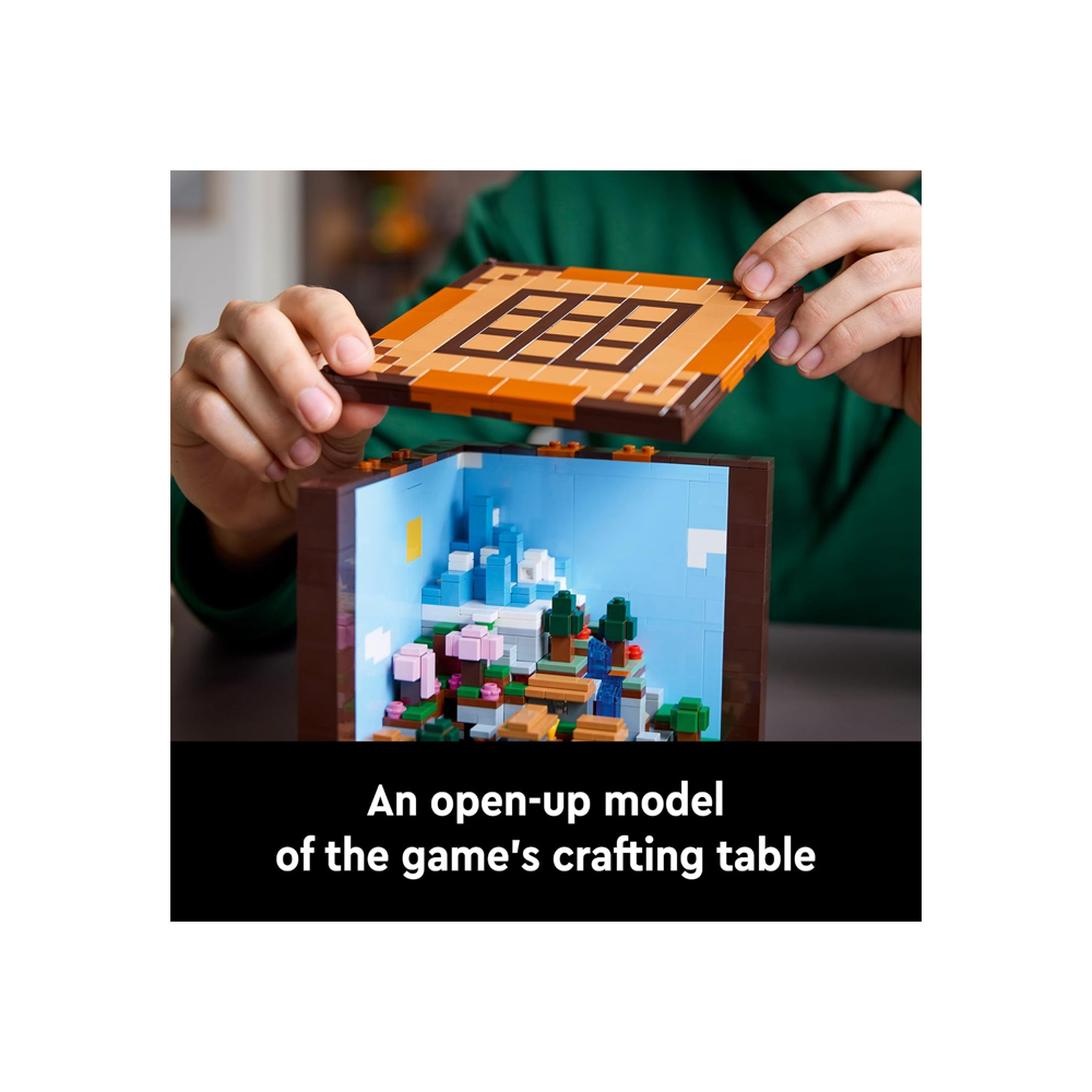 LEGO Minecraft Crafting Table Collectible Video Game 21265 - Imagen 4