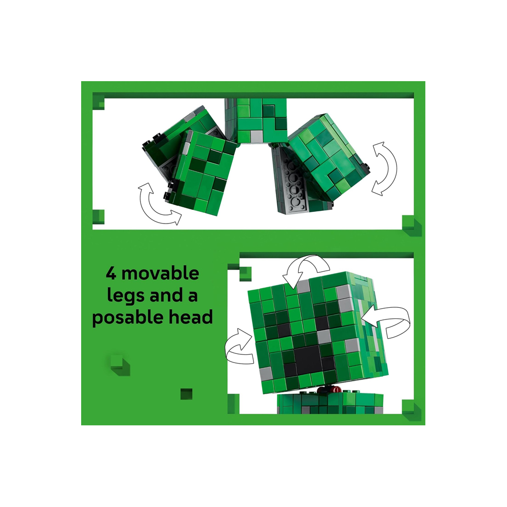 LEGO Minecraft The Creeper Kids Building Toy 21276 - Imagen 4