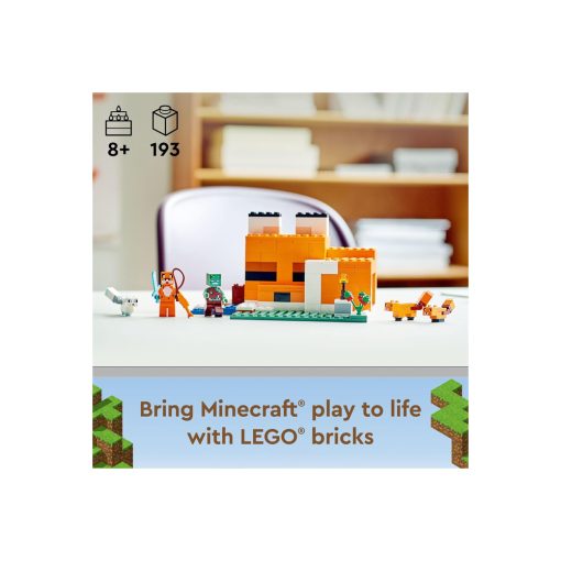 LEGO Minecraft The Fox House with Drowned Zombie 21178 - Imagen 3