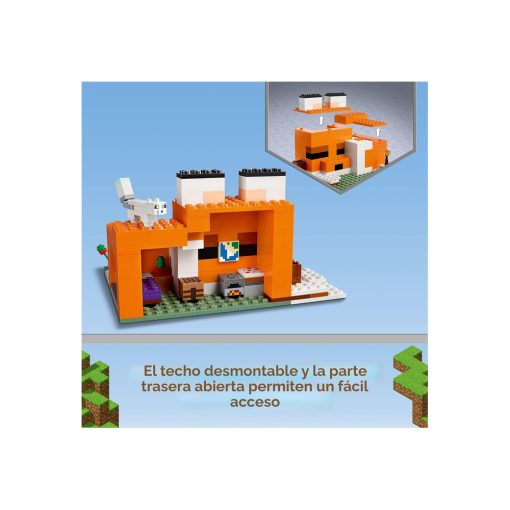 LEGO Minecraft The Fox House with Drowned Zombie 21178 - Imagen 4