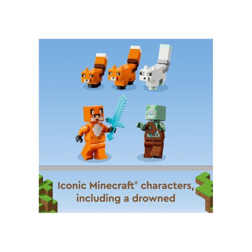 LEGO Minecraft The Fox House with Drowned Zombie 21178 - Imagen 6