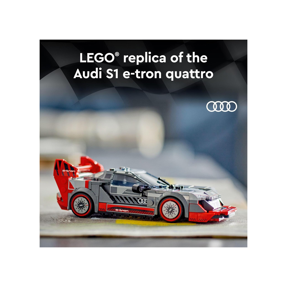 LEGO Speed Champions Audi S1 E TRON Quattro Race Car 76921 - Imagen 3