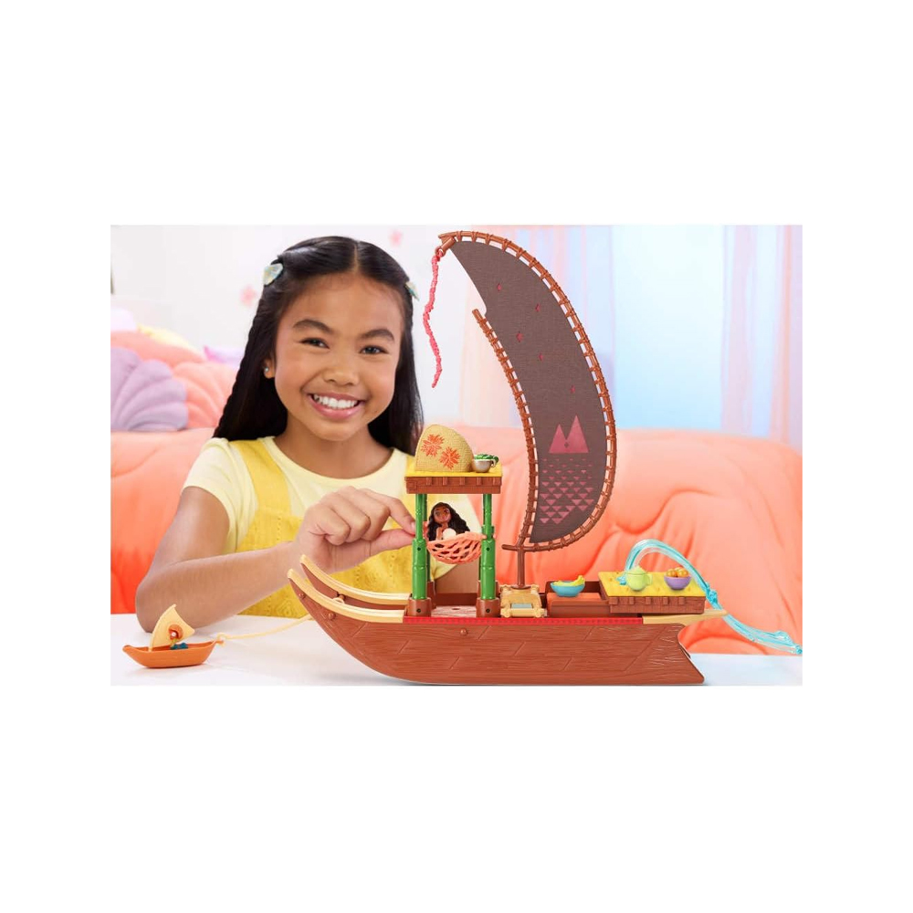 Mattel Disney Moana 2 with Floating Adventure Canoe - Imagen 3