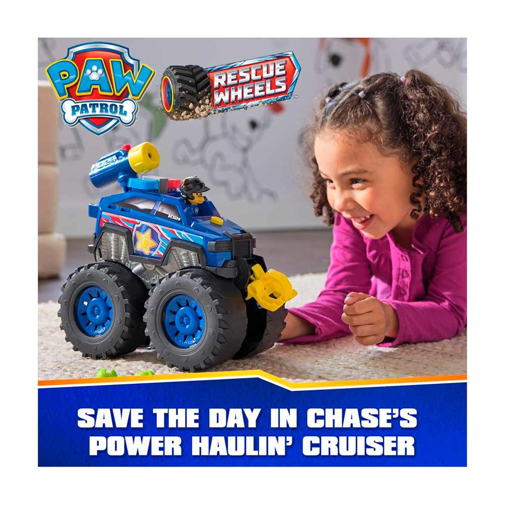 Paw Patrol Rescue Wheels Chases Power Haulin Cruiser - Imagen 7
