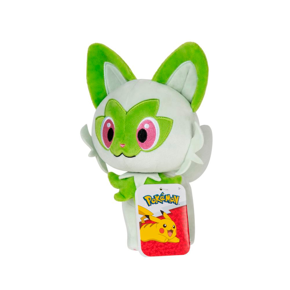 Peluche Pokemon Jazwares Sprigatito 20 Cm - Imagen 3