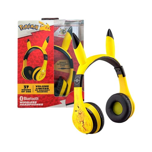 Pokemon Ekids Auriculares Bluetooth Pikachu con Orejitas - Imagen 2