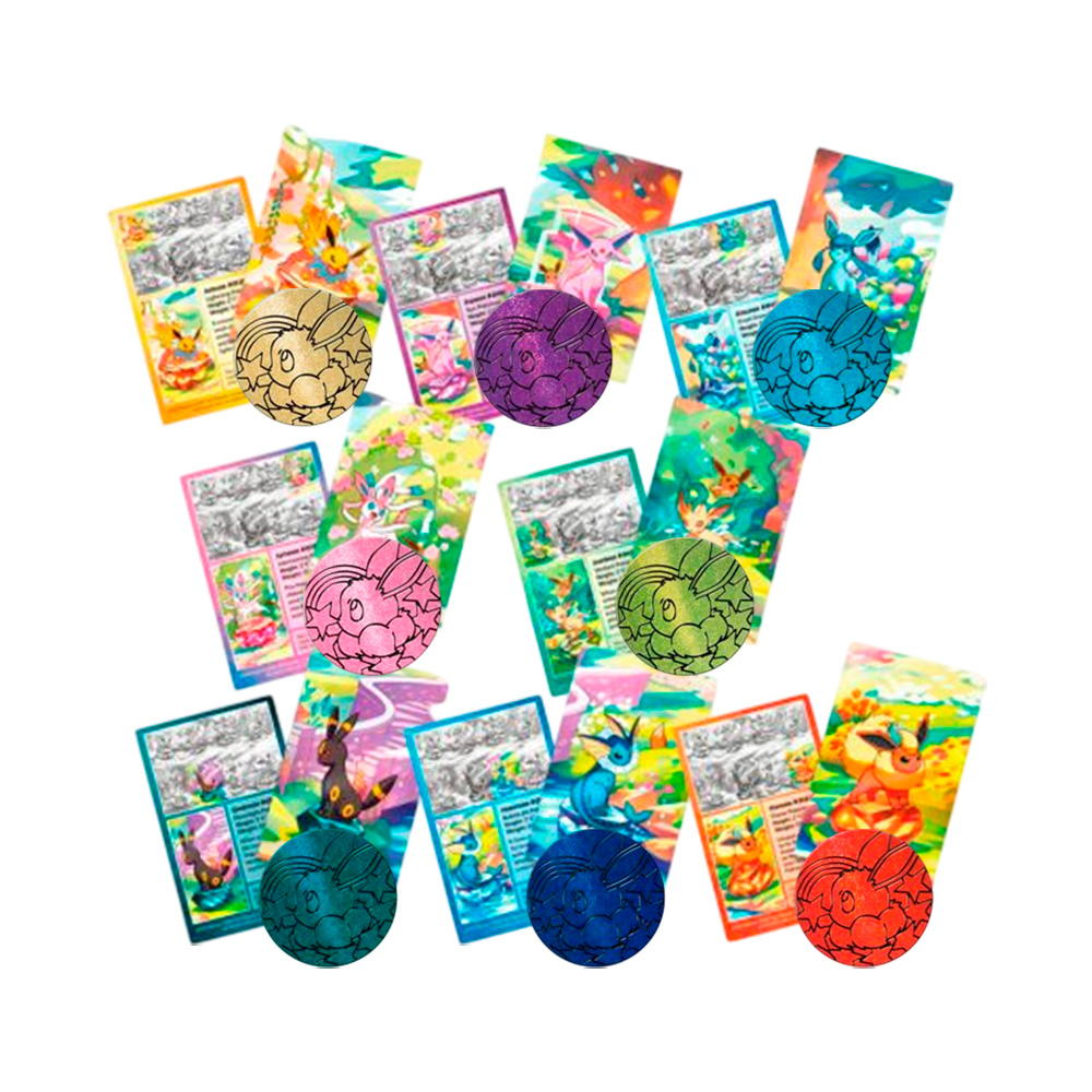 Pokemon Prismatic Moneda con Ilustracion