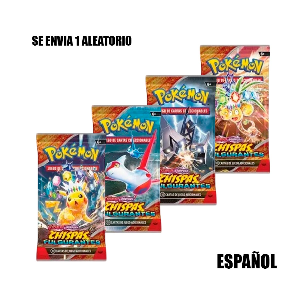 Pokemon TCG Chispas Fulgurantes Sobre Español - Imagen 3