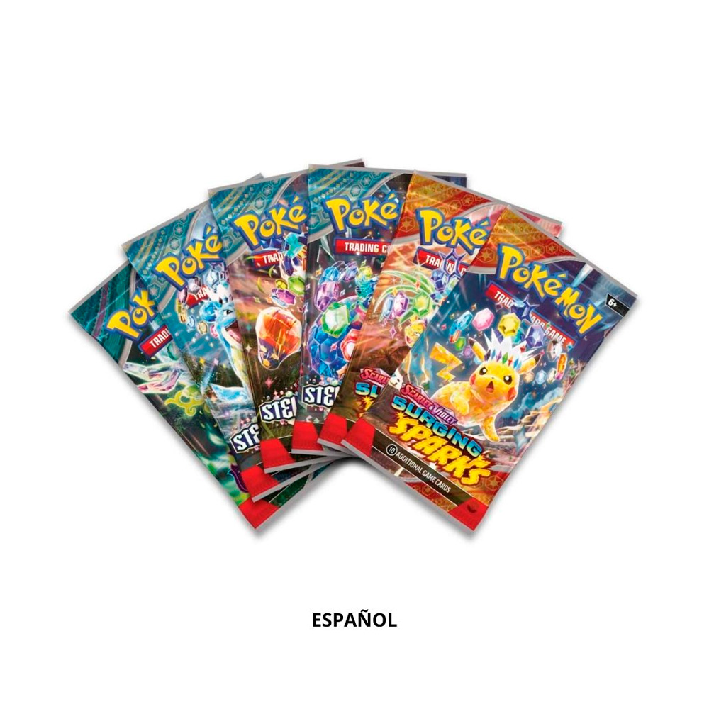 Pokemon TCG Collector Chest Surging Sparks Español - Imagen 7