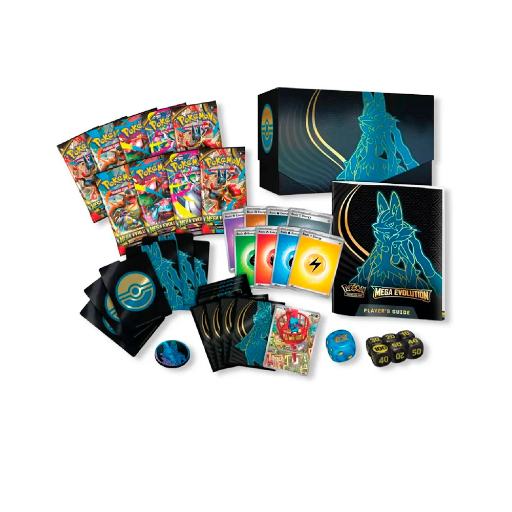 Pokemon TCG ETB Mega Evolution Lucario Español - Imagen 3
