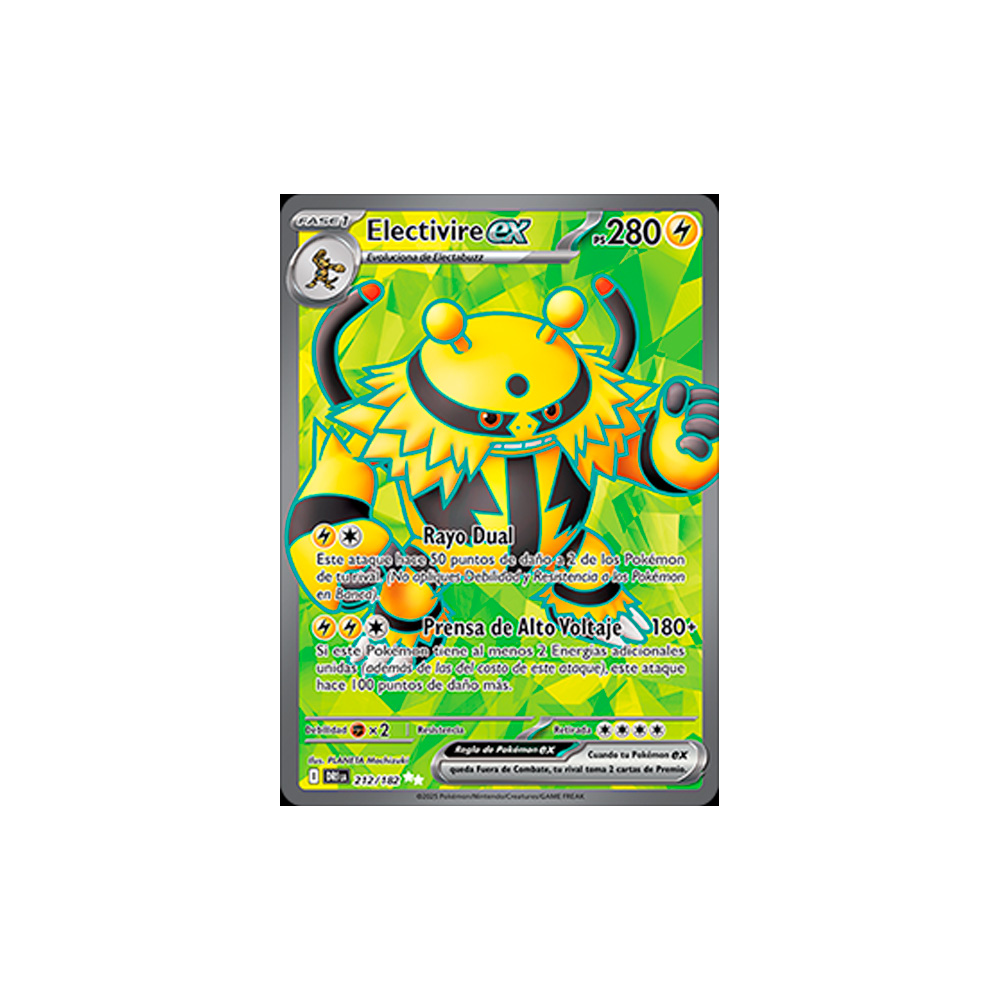 Pokemon TCG Electivire Ex 212 182 Español - Imagen 2