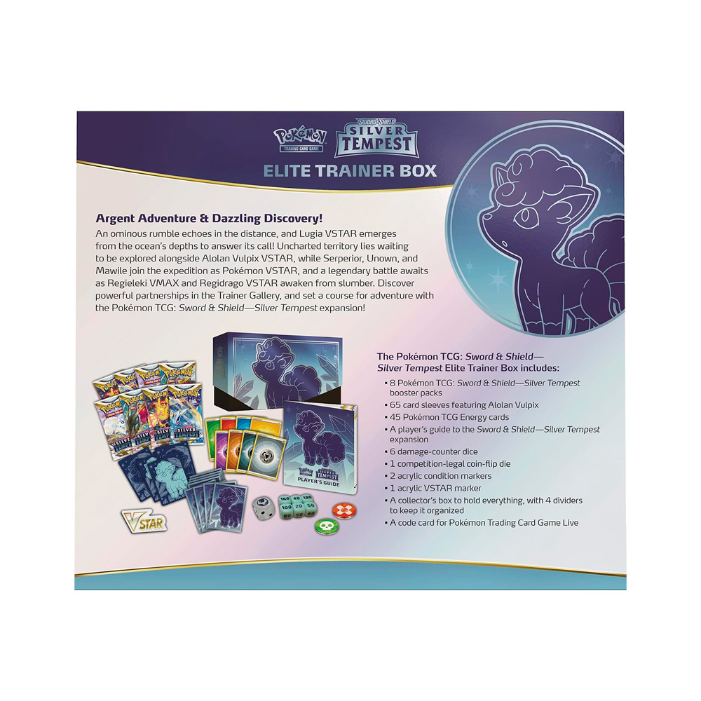 Pokemon TCG Elite Trainer Box Tempestad Plateada Español - Imagen 3