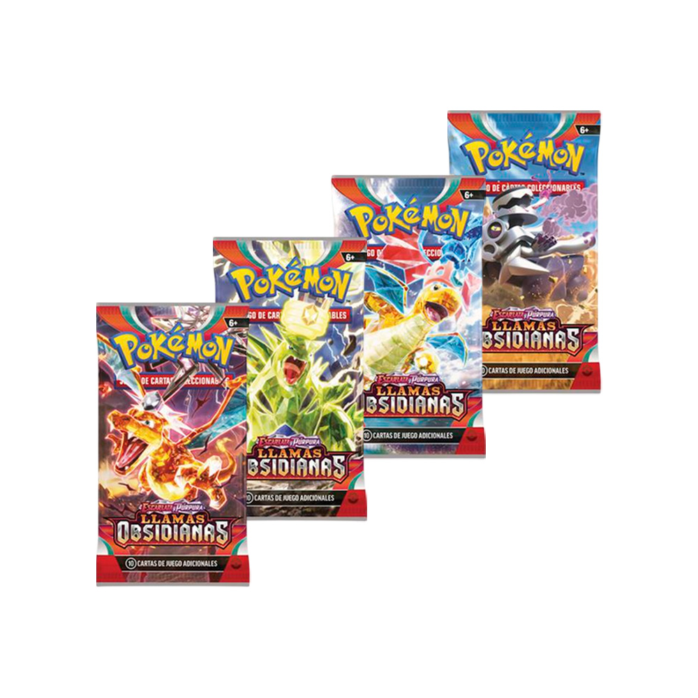 Pokemon TCG Llamas Obsidianas Sobre Español - Imagen 2