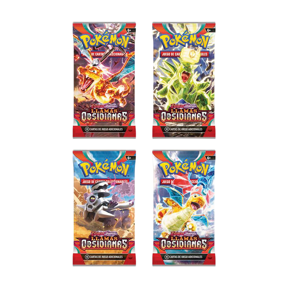 Pokemon TCG Llamas Obsidianas Sobre Español - Imagen 4