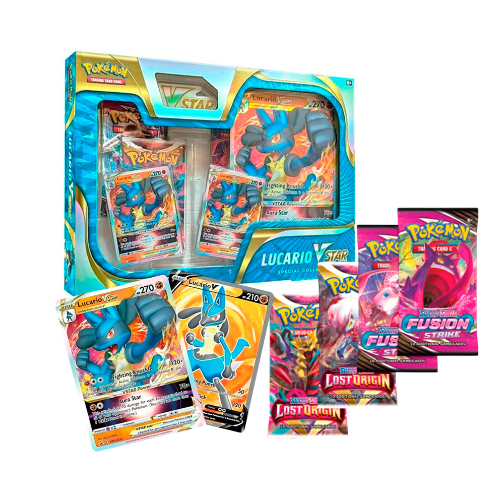 Pokemon TCG Lucario V Star Special Collection Ingles