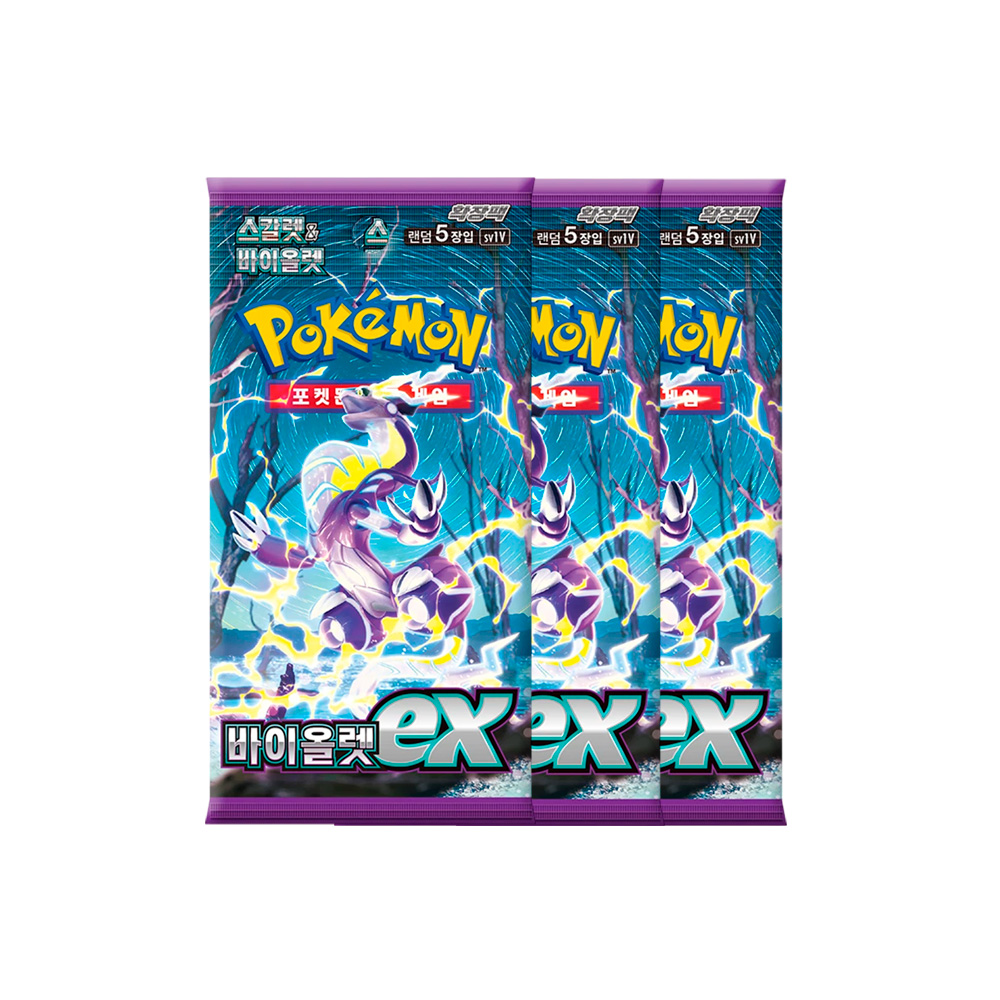 Pokemon TCG Scarlet Violet Booster Sobre Korean - Imagen 3