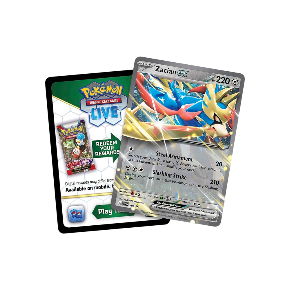 Pokemon TCG Slashing Legends Tin Zacian Español - Imagen 3