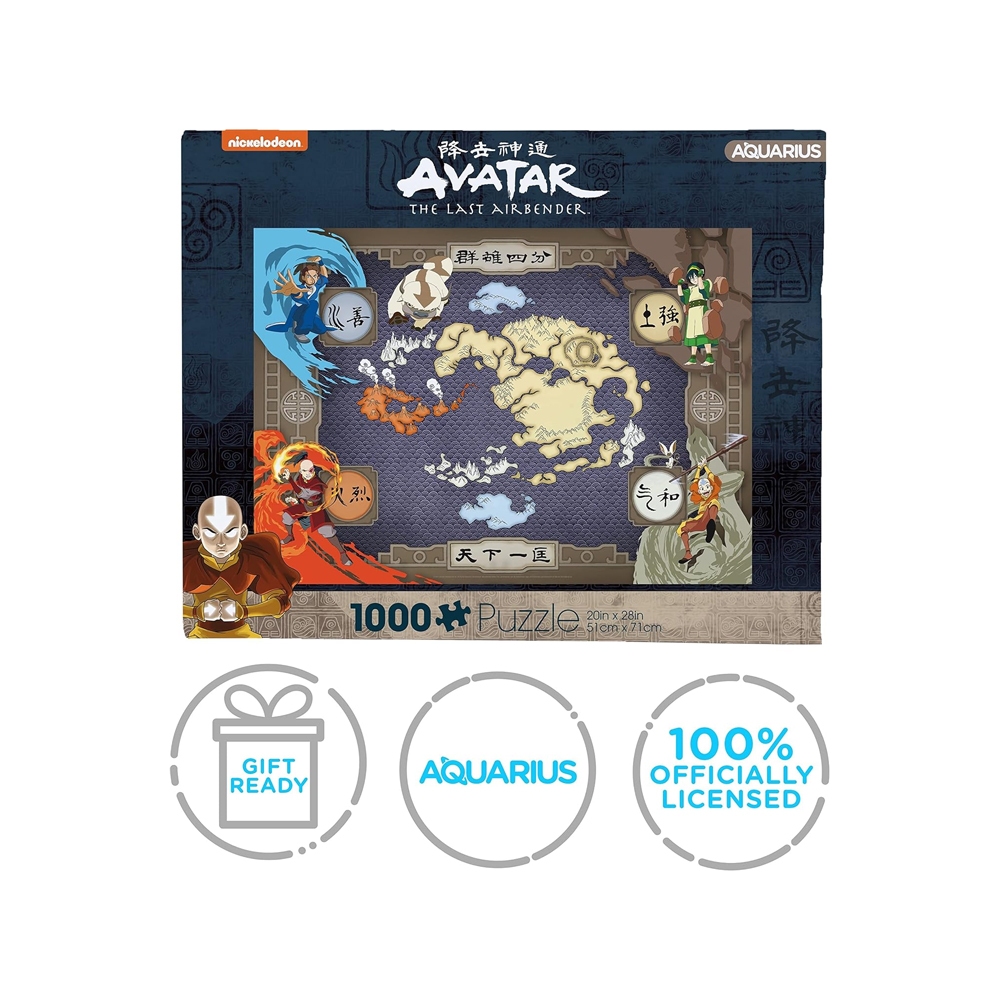 Rompecabeza AQUARIUS Avatar Mapa 1000 Piezas - Imagen 3