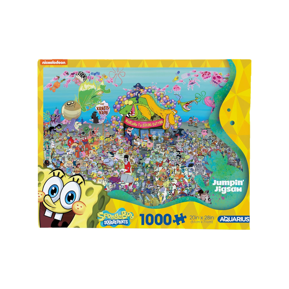 Rompecabeza AQUARIUS Bob Esponja 25 Anniversary 1000 piezas - Imagen 6