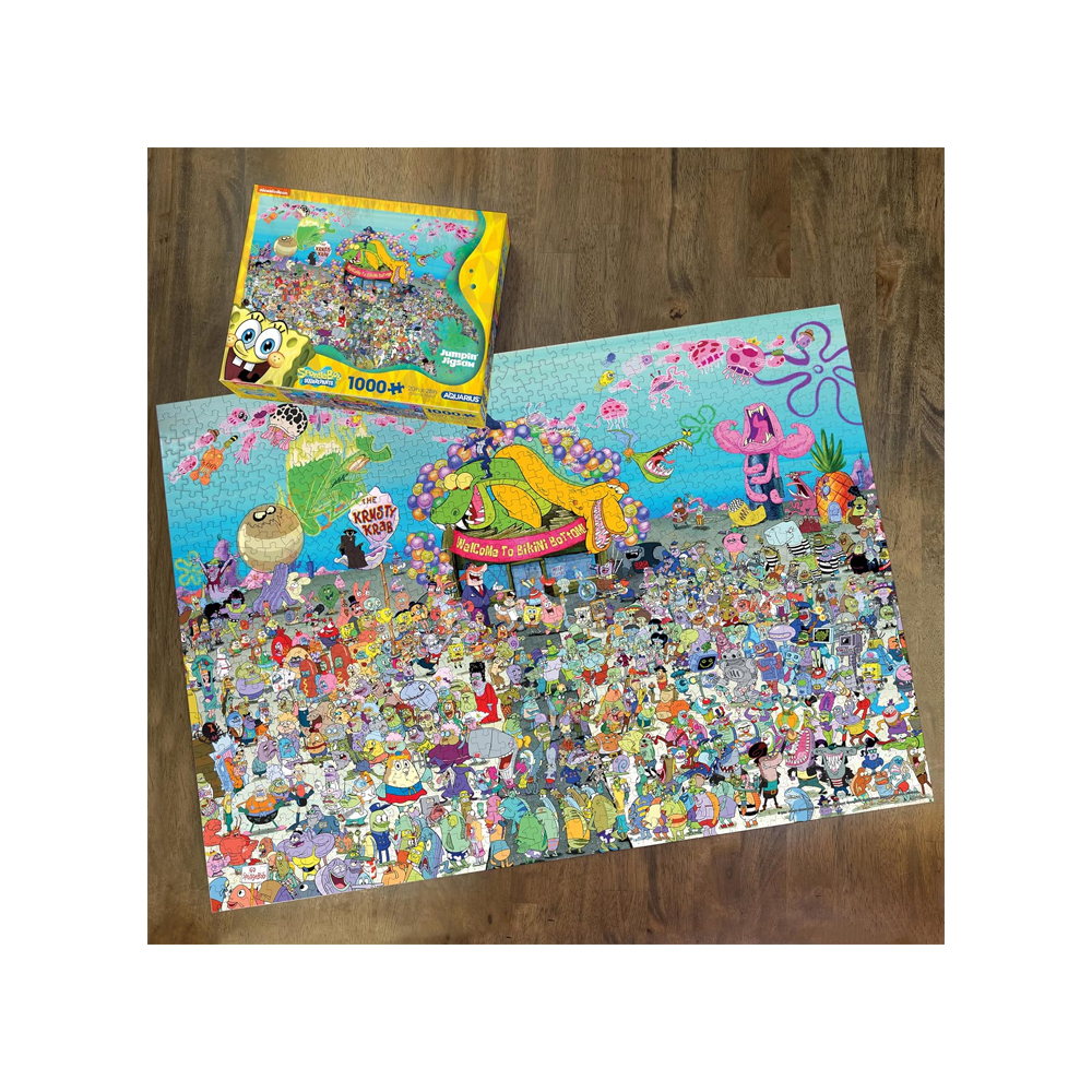 Rompecabeza AQUARIUS Bob Esponja 25 Anniversary 1000 piezas - Imagen 5
