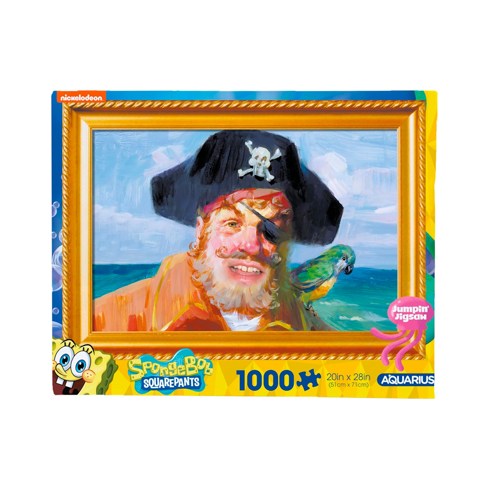 Rompecabeza AQUARIUS Bob Esponja Painty Pirate 1000 piezas - Imagen 2
