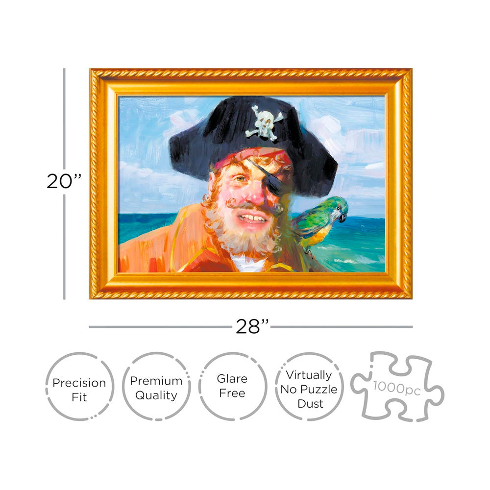 Rompecabeza AQUARIUS Bob Esponja Painty Pirate 1000 piezas - Imagen 6