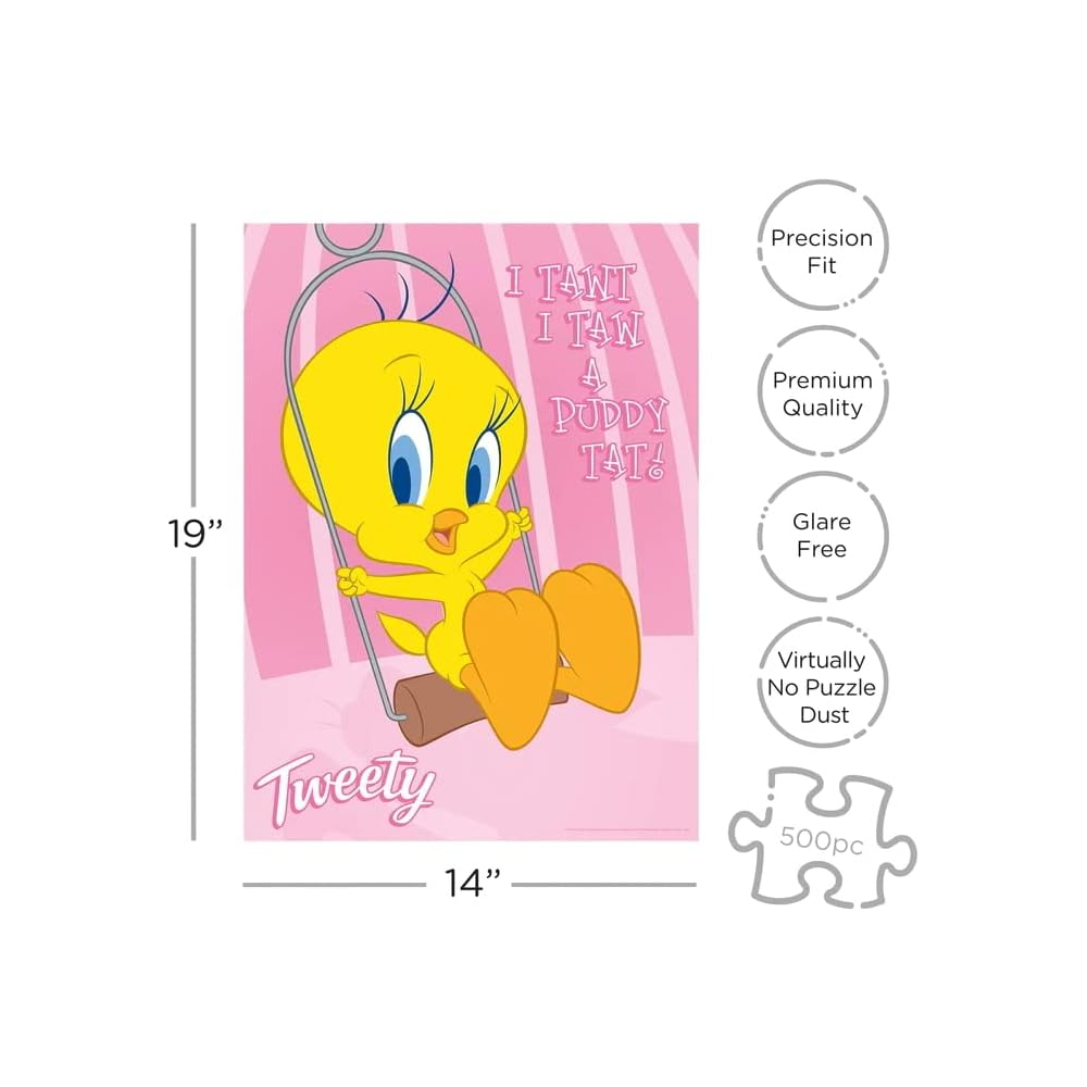 Rompecabeza AQUARIUS Looney Tunes Tweety 500 Piezas - Imagen 5