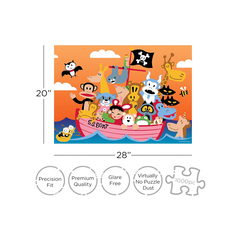 Rompecabeza AQUARIUS Paul Frank Pirate Ship 1000 Piezas - Imagen 6