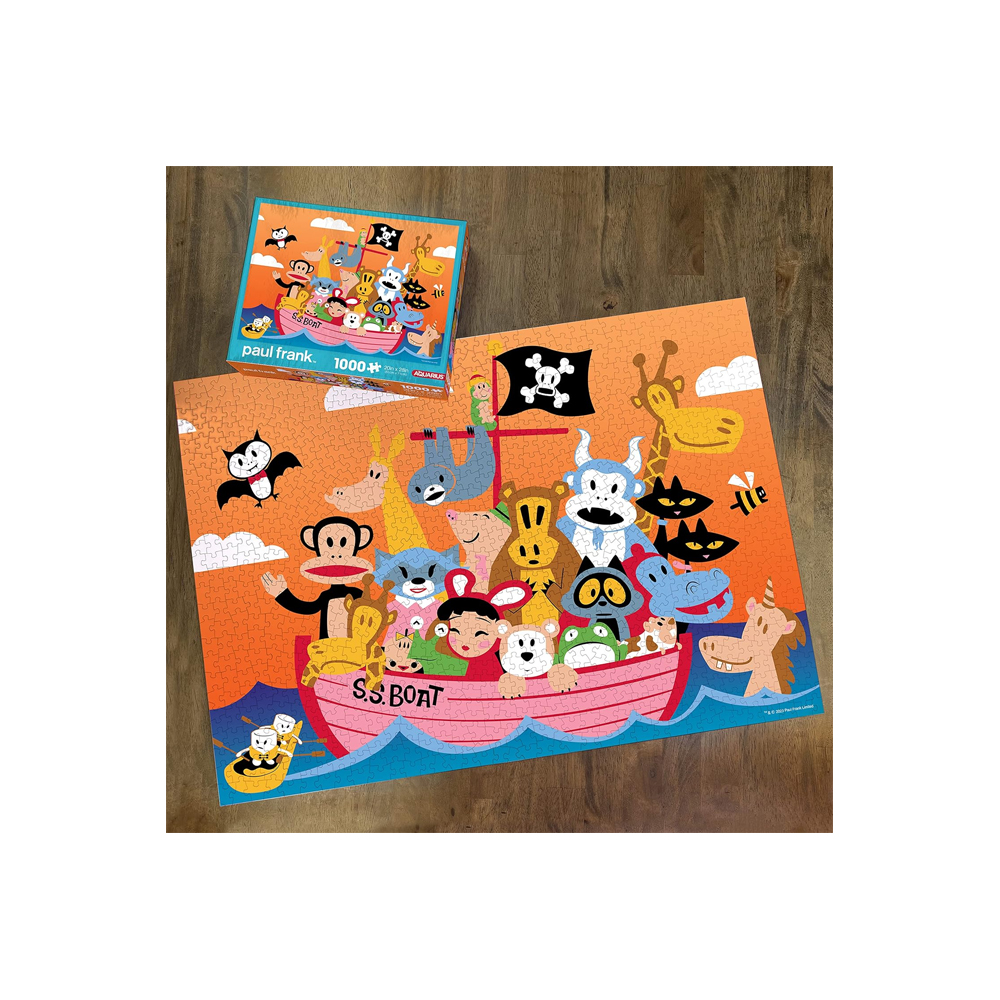Rompecabeza AQUARIUS Paul Frank Pirate Ship 1000 Piezas - Imagen 5
